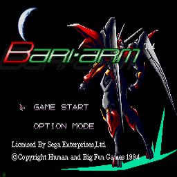 Android Assault - The Revenge of Bari-Arm (U) Title Screen